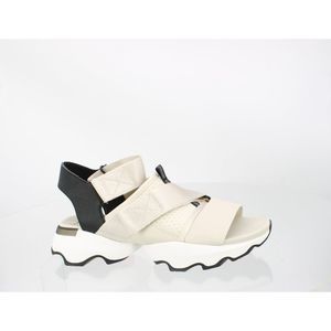 Sorel Cream and White Sandals with Chunky Design